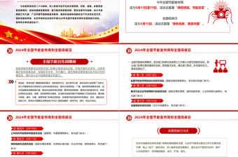 創(chuàng)意簡潔2024年全國節(jié)能宣傳周和全國低碳日活動PPT課件模板