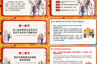 2024年安全生產(chǎn)月宣傳安全教育PPT橙色卡通風(fēng)人人講安全個個會應(yīng)急暢通生命通道課件