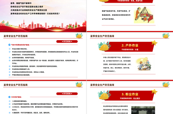 安全生產(chǎn)防范指南PPT精美大氣如何預(yù)防高溫給安全生產(chǎn)工作帶來的隱患課件下載
