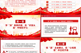 紅色黨政風(fēng)要知于心立于身化于行黨紀(jì)學(xué)習(xí)教育PPT課件