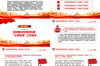 系統觀念視域下的“大思政課”建設PPT黨建風學習思想政治理論課微黨課