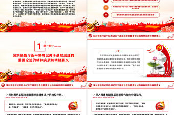 基層強則國家強基層安則天下安PPT黨政風黨員干部學習教育黨課課件