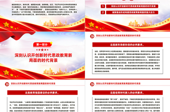 以新氣象新作為開創(chuàng)新時(shí)代思政教育新局面PPT黨政風(fēng)黨員干部學(xué)習(xí)教育黨課課件