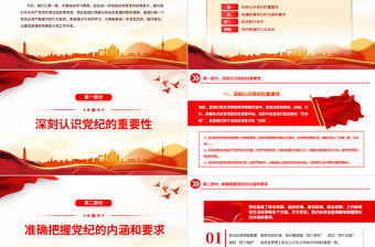 堅定信仰踐行黨紀PPT大氣創(chuàng)意黨紀學(xué)習(xí)教育主題宣講黨課下載