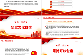 以開放包容和守正創(chuàng)新托起新時代文化自信PPT黨政風學習貫徹習近平文化思想理論研討會課件