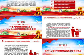 大力弘揚(yáng)科學(xué)家精神PPT《關(guān)于進(jìn)一步弘揚(yáng)科學(xué)家精神加強(qiáng)作風(fēng)和學(xué)風(fēng)建設(shè)的意見》課件