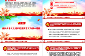 筑牢文化遺產(chǎn)保護傳承的法治保障PPT黨建風深入理解文化遺產(chǎn)保護傳承的重大意義課件