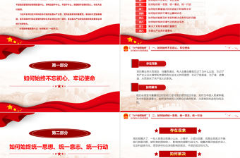 “六個如何始終”如何解決大黨獨有難題PPT黨課課件
