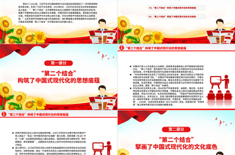 深刻把握“第二個(gè)結(jié)合”對(duì)中國(guó)式現(xiàn)代化的重大意義PPT黨政風(fēng)黨員干部學(xué)習(xí)教育黨課課件