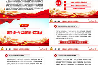 黨領導全面深化改革的創新實踐與時代啟示PPT黨政風黨員干部學習教育黨課課件