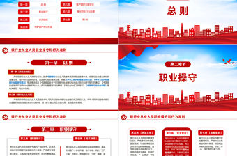 《銀行業(yè)從業(yè)人員職業(yè)操守和行為準則》PPT課件下載