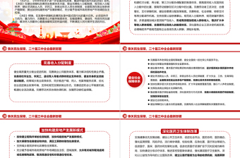 精美黨政風(fēng)事關(guān)民生保障二十屆三中全會最新部署PPT課件