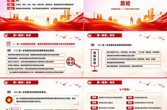 大氣簡潔60條要點速覽二十屆三中全會《決定》PPT黨員學(xué)習(xí)黨課課件