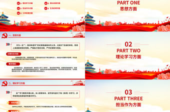 大氣精美黨紀學習教育之檢視問題清單與整改措施PPT下載