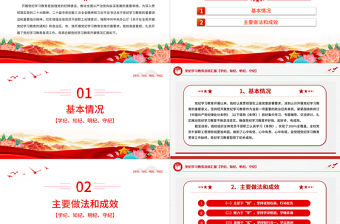 大氣精美黨政部門2024年黨紀學習教育總結匯報PPT模板下載