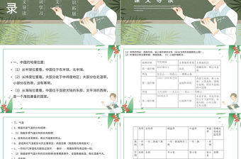 人教版八年級地理中國的地理差異