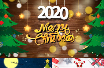 原創(chuàng)圣誕賀卡動(dòng)態(tài)PPT模板