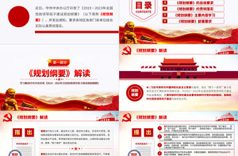 原創全國黨政領導班子建設規劃綱要學習解讀PPT