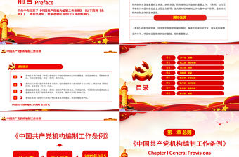 中國共產黨機構編制工作條例解讀ppt
