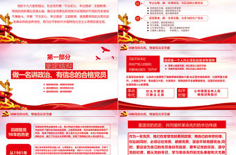 2021三尺講臺守初心立德樹人勇擔當PPT教師黨員教育專題黨課PPT模板