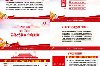 簡潔大氣村社區(qū)兩委換屆專題輔導(dǎo)換屆選舉流程黨支部黨課PPT