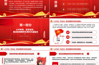 2020年反腐倡廉黨風廉政專題微黨課PPT模板