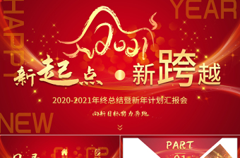 2020-2021年年終總結(jié)暨新年計劃匯總PPT模板