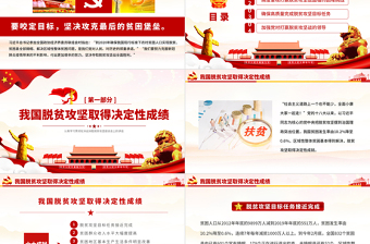 原創(chuàng)學(xué)習(xí)解讀決戰(zhàn)決勝脫貧攻堅(jiān)座談會(huì)上的講話黨政黨建PPT