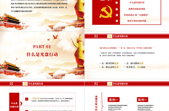 紅色黨政風(fēng)節(jié)約糧食懷危機(jī)意識(shí)保大國糧倉制止餐飲浪費(fèi)拒絕舌尖上的浪費(fèi)黨課主題教育ppt模板