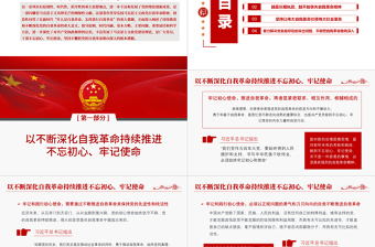 簡潔大氣將新時(shí)代黨的偉大自我革命進(jìn)行到底黨課ppt