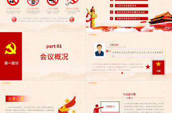 紅色黨政風解讀全國脫貧攻堅總結表彰大會上的講話ppt