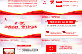 1921-2021知黨史感黨恩跟黨走PPT以優(yōu)異成績迎接建黨100周年黨史學習PPT