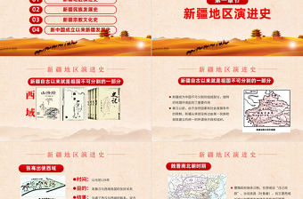 歷史滄桑感地域黨課之正確認識新疆四史筑牢中華民族共同體意識新疆黨課PPT