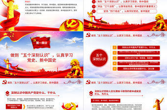 七一黨課建黨100周年接好時代接力棒，走好當代人長征微黨課PPT模板