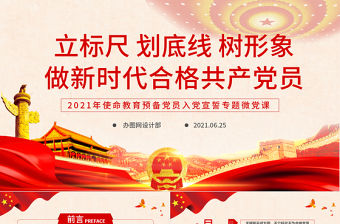 原創(chuàng)2021年七一黨課建黨100周年專題微黨課黨建黨政支部做新時(shí)代合格共產(chǎn)黨員PPT模板