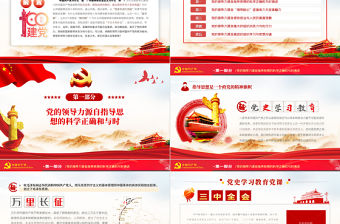 2021關于百年大黨領導力的思考建黨100周年支部黨史黨課學習教育微黨課PPT