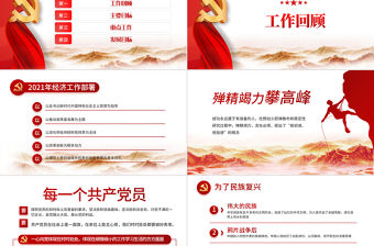 2022黨員主題黨日PPT紅色黨建黨支部主題黨日微黨課課件模板