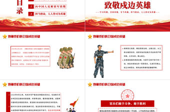 2021最可愛的人致敬我們的戍邊英雄PPT學黨史專題黨課課件