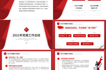 國有企業2021年工作總結暨2022年工作計劃專題PPT模板