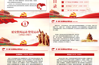 2021百年黨史中的黨內(nèi)思想教育PPT中國(guó)共產(chǎn)黨建黨一百周年系列黨課
