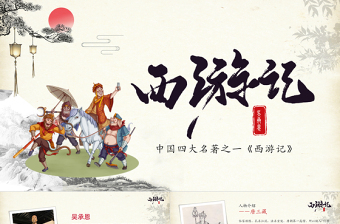 2021四大名著之西游記名著導(dǎo)讀PPT