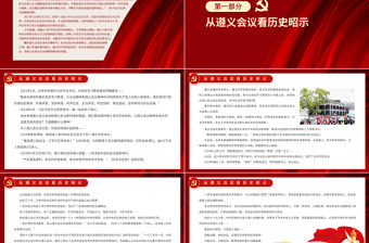 從遵義會議看歷史昭示PPT深刻感悟共產黨人的初心和使命落實新時代黨的建設總要求黨史學習課件