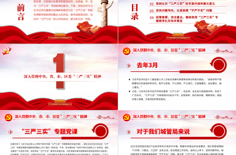 2021三嚴(yán)三實(shí)PPT紅色大氣城管局抓好落實(shí)三嚴(yán)三實(shí)爭(zhēng)做忠誠(chéng)干凈擔(dān)當(dāng)?shù)暮酶刹繉ｎ}教育黨課