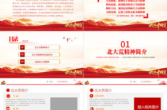 弘揚北大荒精神PPT建黨100周年中國精神譜系艱苦奮斗勇于開拓顧全大局無私奉獻發(fā)揚優(yōu)良傳統(tǒng)弘揚新風正氣黨課課件