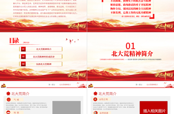 弘揚北大荒精神PPT建黨100周年中國精神譜系艱苦奮斗勇于開拓顧全大局無私奉獻(xiàn)發(fā)揚優(yōu)良傳統(tǒng)弘揚新風(fēng)正氣黨課課件
