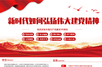 2021新時代如何弘揚偉大建黨精神PPT熱烈慶祝中國共產(chǎn)黨建黨100周年專題黨課