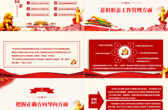 黨委意識(shí)形態(tài)工作匯報(bào)PPT大氣黨政風(fēng)基層黨組織黨支部強(qiáng)化意識(shí)形態(tài)筑牢思想防線黨課課件