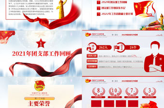 2022團(tuán)委團(tuán)支部PPT大氣黨政風(fēng)共青團(tuán)工作總結(jié)工作計(jì)劃述職匯報(bào)模板