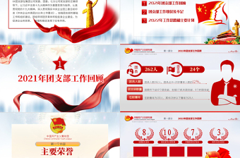 2022團(tuán)委團(tuán)支部PPT大氣黨政風(fēng)共青團(tuán)工作總結(jié)工作計(jì)劃述職匯報(bào)模板