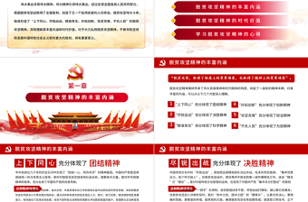 2021學(xué)習(xí)中國(guó)偉大脫貧攻堅(jiān)精神體現(xiàn)時(shí)代價(jià)值中國(guó)風(fēng)黨政PPT模板